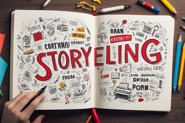Story telling deign web